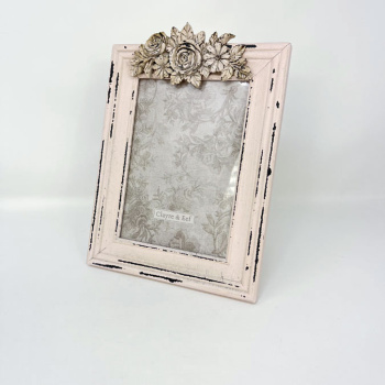 Cadre Photo Rose pastel Portrait