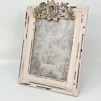 Cadre Photo Rose pastel Portrait