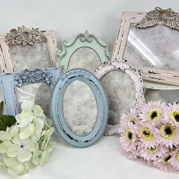 Cadre Photo Rose pastel Portrait